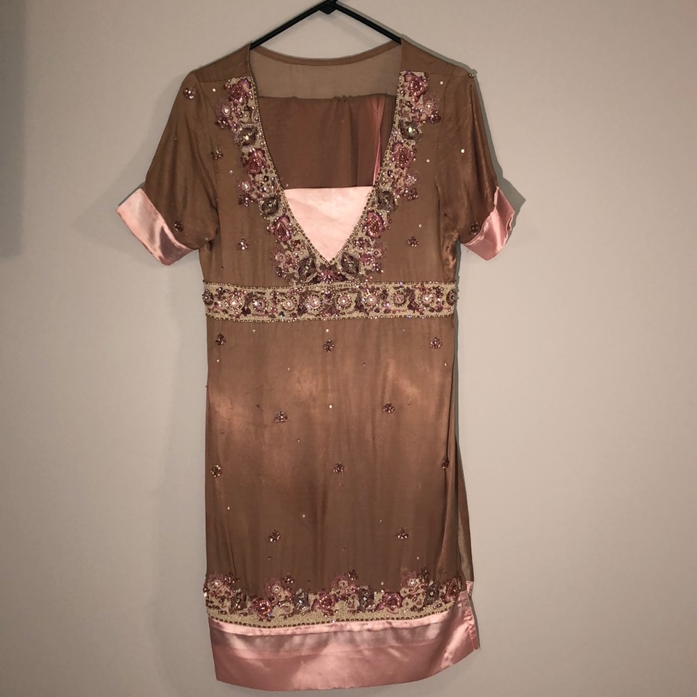 Shirt with heavy work